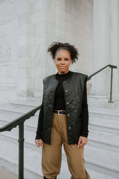 Gisette Leather Vest