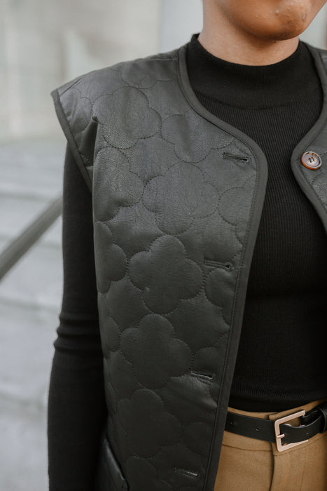 Gisette Leather Vest
