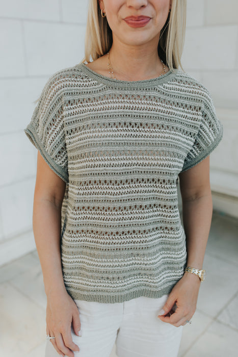 Palm Crochet Top