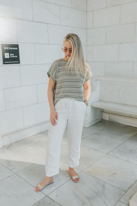 Palm Crochet Top