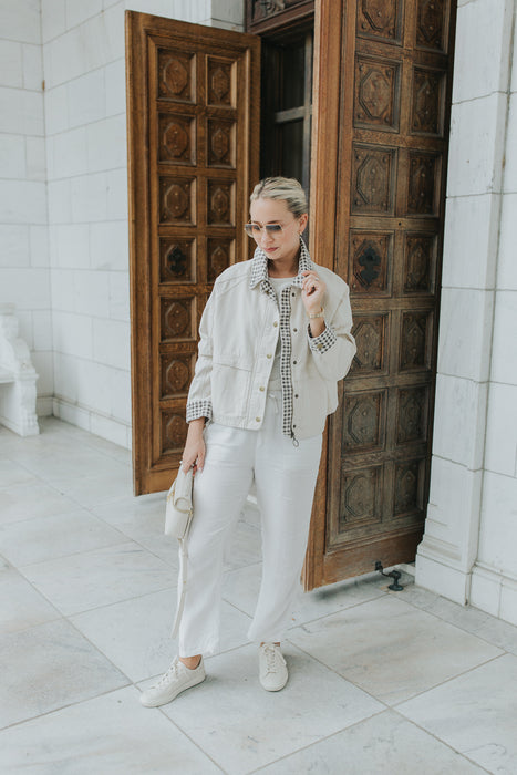 Whisk Away Gingham Jacket