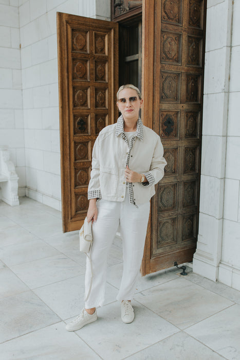 Whisk Away Gingham Jacket