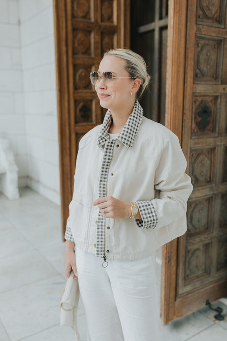 Whisk Away Gingham Jacket