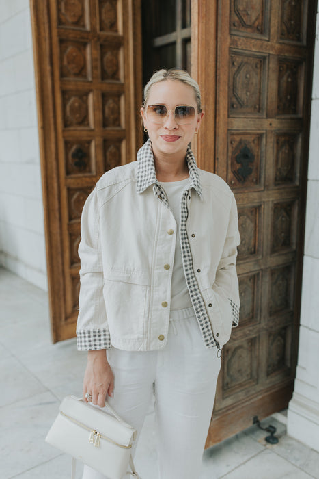 Whisk Away Gingham Jacket
