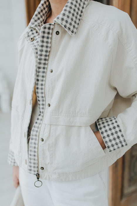 Whisk Away Gingham Jacket