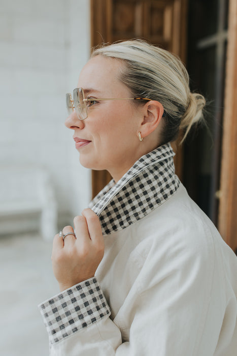Whisk Away Gingham Jacket