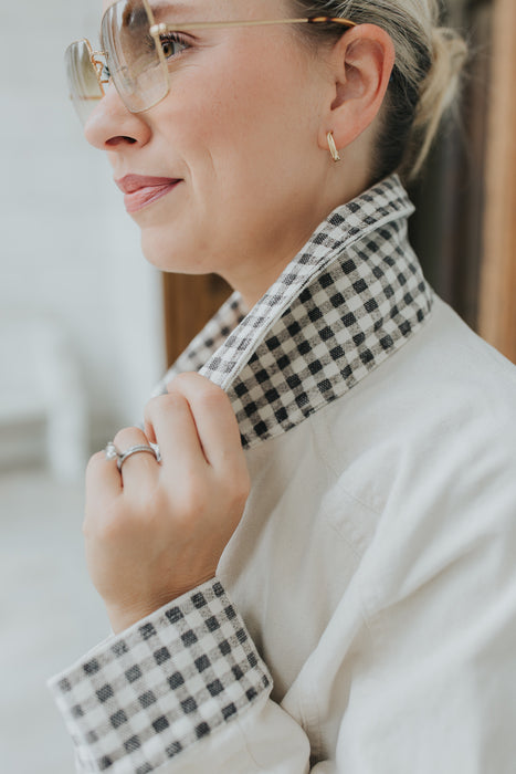 Whisk Away Gingham Jacket