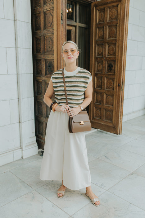 Dover Stripe Sweater Tank