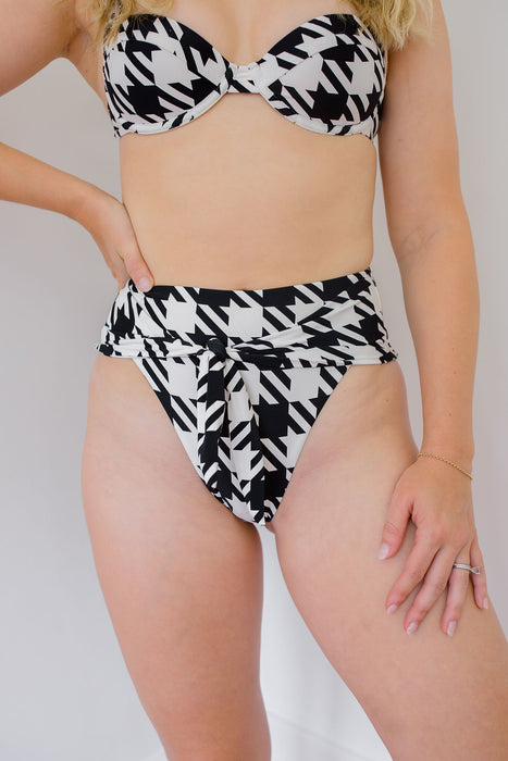 Riviera Bottom - Houndstooth