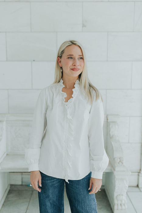 Dainty Eyelet Blouse