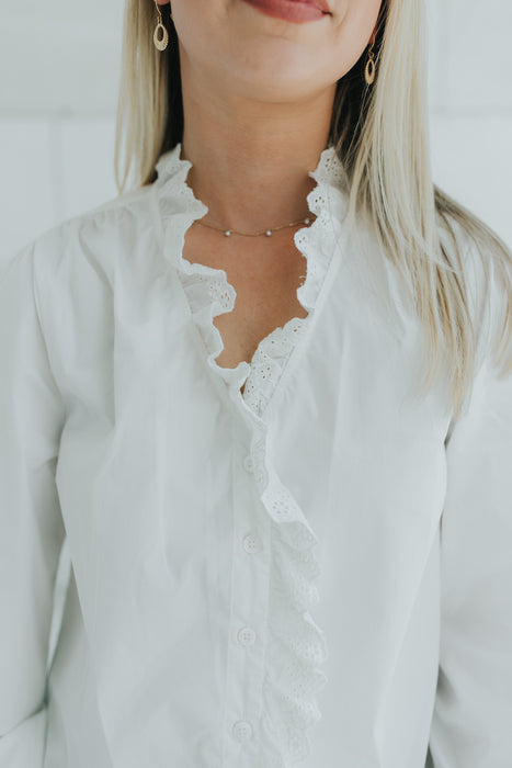 Dainty Eyelet Blouse