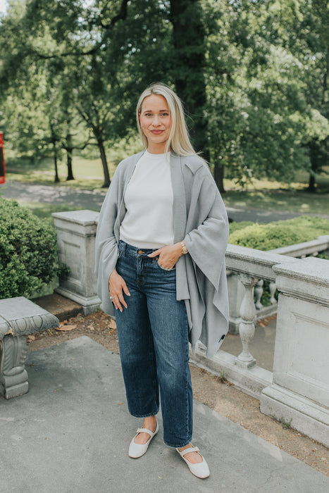 The Perfect Wrap - Blue Grey