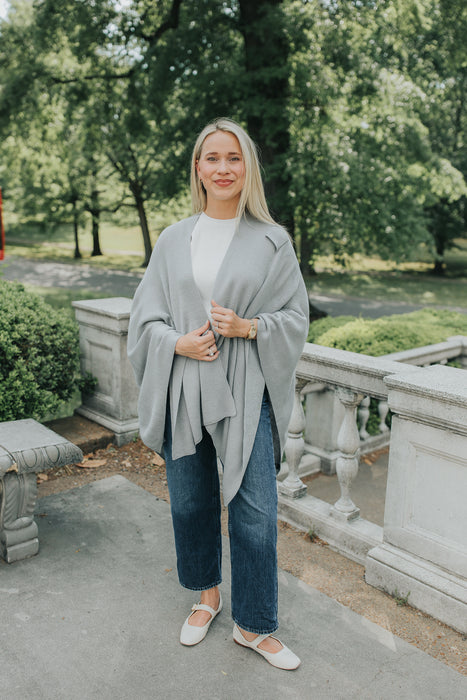 The Perfect Wrap - Blue Grey