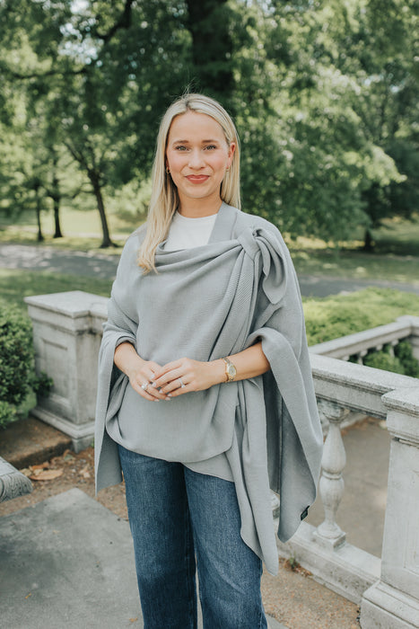 The Perfect Wrap - Blue Grey