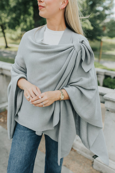 The Perfect Wrap - Blue Grey