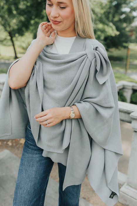 The Perfect Wrap - Blue Grey