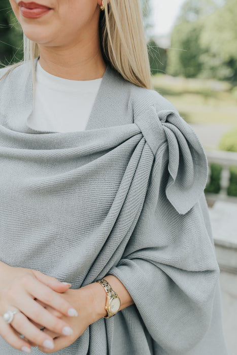 The Perfect Wrap - Blue Grey