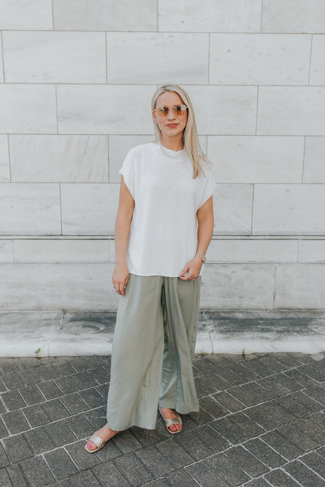 Summer Knit Top - White