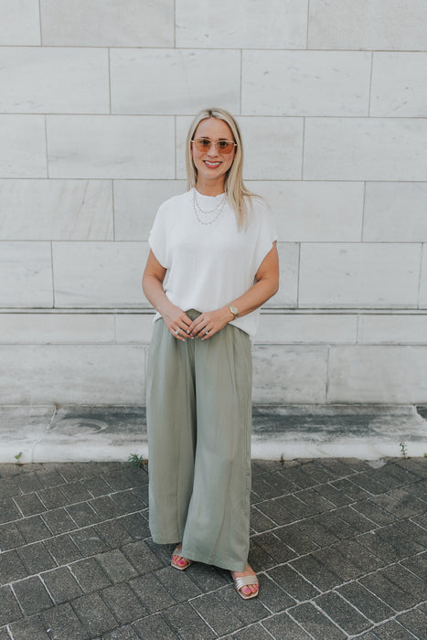 Summer Knit Top - White