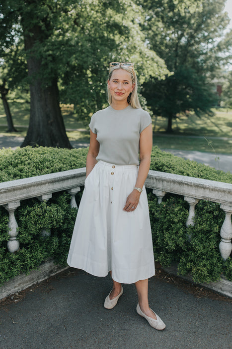 Lily Pond Midi Skirt