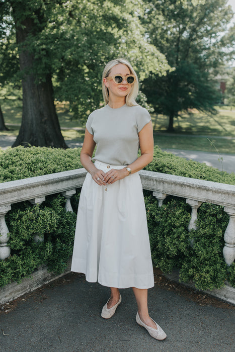 Lily Pond Midi Skirt