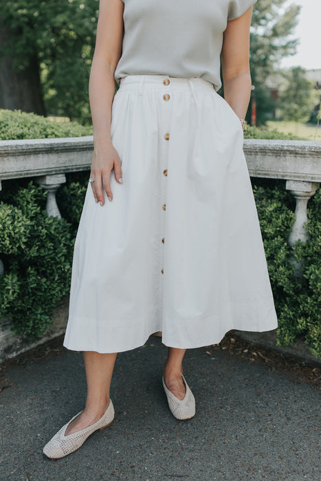 Lily Pond Midi Skirt