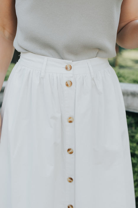 Lily Pond Midi Skirt
