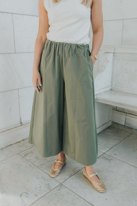 Tara Pant - Olive