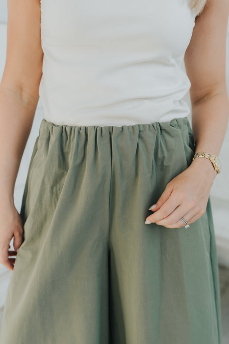 Tara Pant - Olive