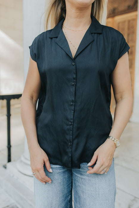 Day + Night Blouse - Deep Ocean