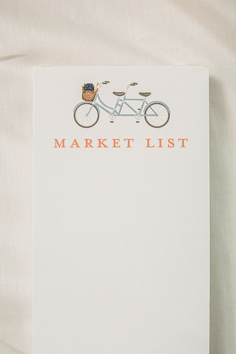 Market Bike Notepad