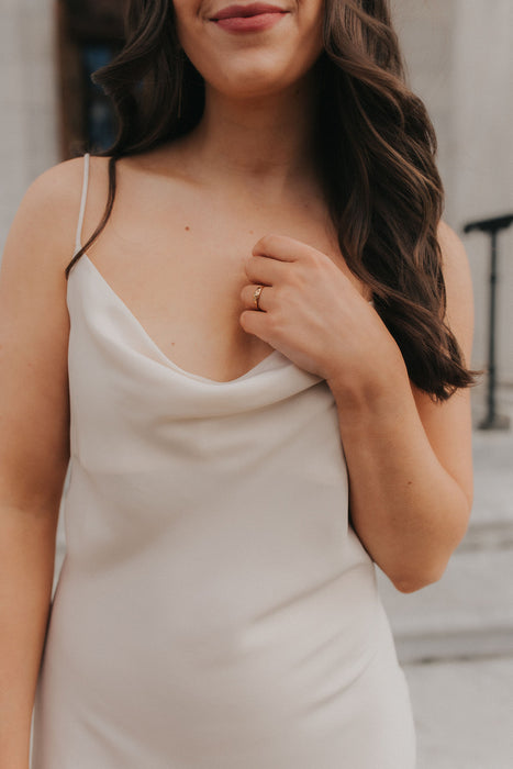 Lana Midi Dress - Nude