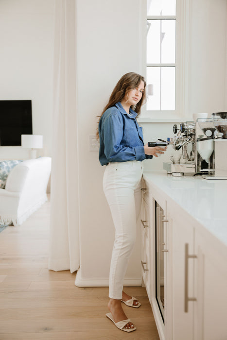 Lauren Boyfriend Shirt - Blue Denim